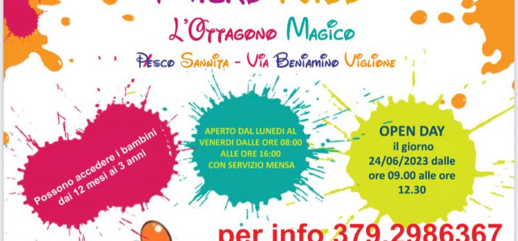 OPEN DAY – MICRO NIDO “L’OTTAGONO MAGICO” – AZIENDA CONSORTILE SERVIZI SOCIALI B02 OPEN DAY – MICRO NIDO “L’OTTAGONO MAGICO” – AZIENDA CONSORTILE SERVIZI SOCIALI B02